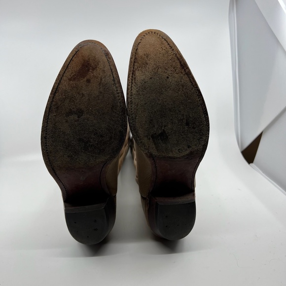 Vintage Woman's Justin Buckskin Cowboy Boots 7 1/2M - Picture 7 of 16